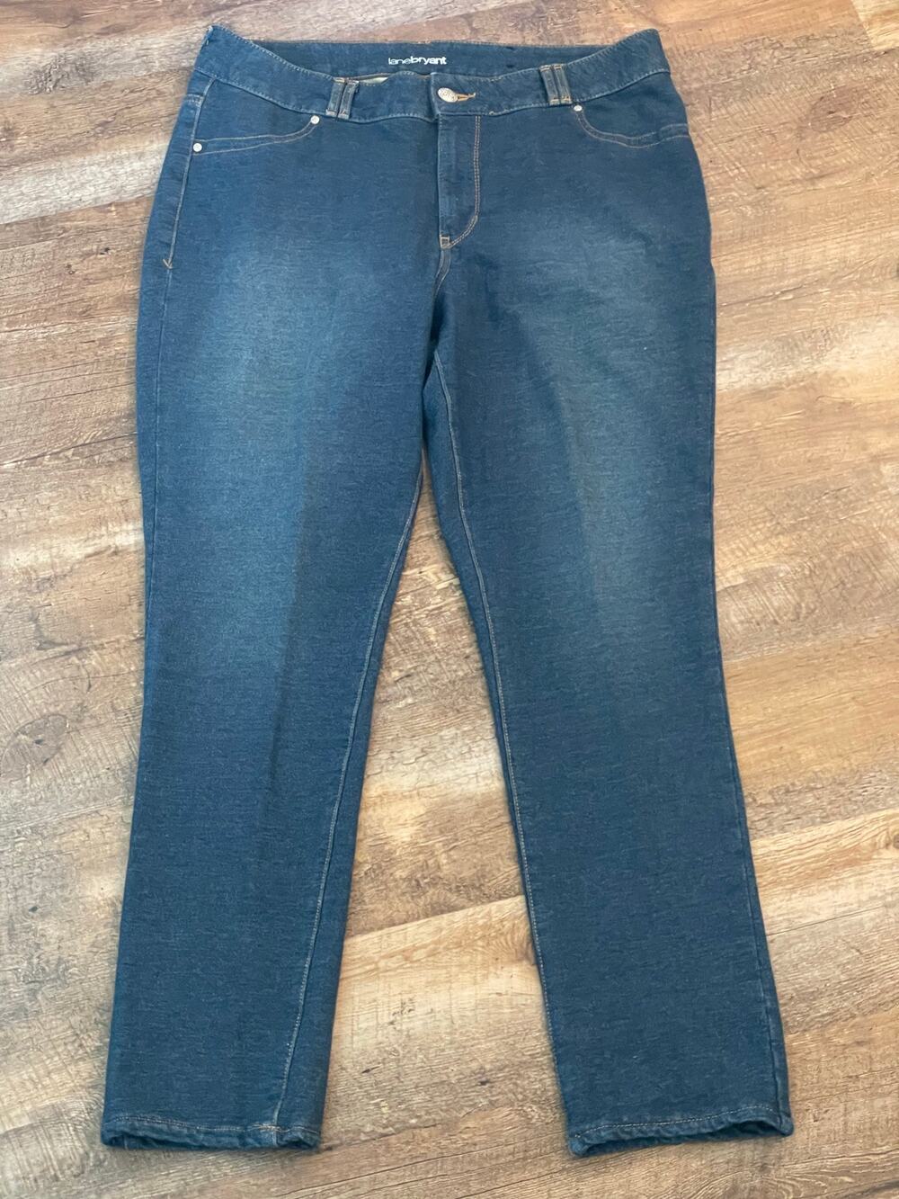Lane Bryant  blue denim Jeggings 18 Avg